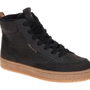 Tamaris Damen Stiefeletten 1-25203-45 Schwarz Nubuck bequem und trendy