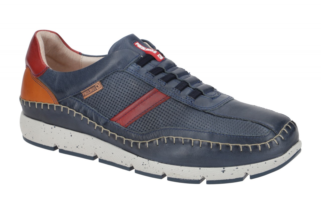 Pikolinos M4U-6046C1 blue FUENCARRAL Slipper Herrenschuhe Echtleder Gummi Lau... 1 Pikolinos M4U-6046C1 blue FUENCARRAL Slipper Herrenschuhe Echtleder Gummi Lau...