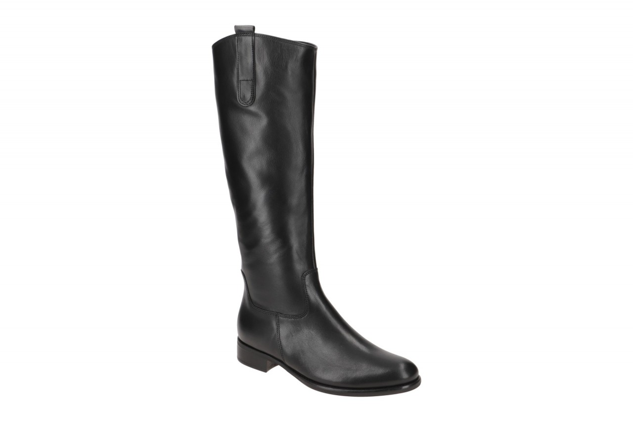 Gabor Damenstiefel 71.649.27 Elegant Schwarz Glattleder Kniehoch 3cm Blockabsatz 1 Gabor Damenstiefel 71.649.27 Elegant Schwarz Glattleder Kniehoch 3cm Blockabsatz