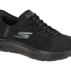 Skechers 124837 BBK GO WALK FLEX - MALI Damen Slipper Schwarz Textil Air Cool...