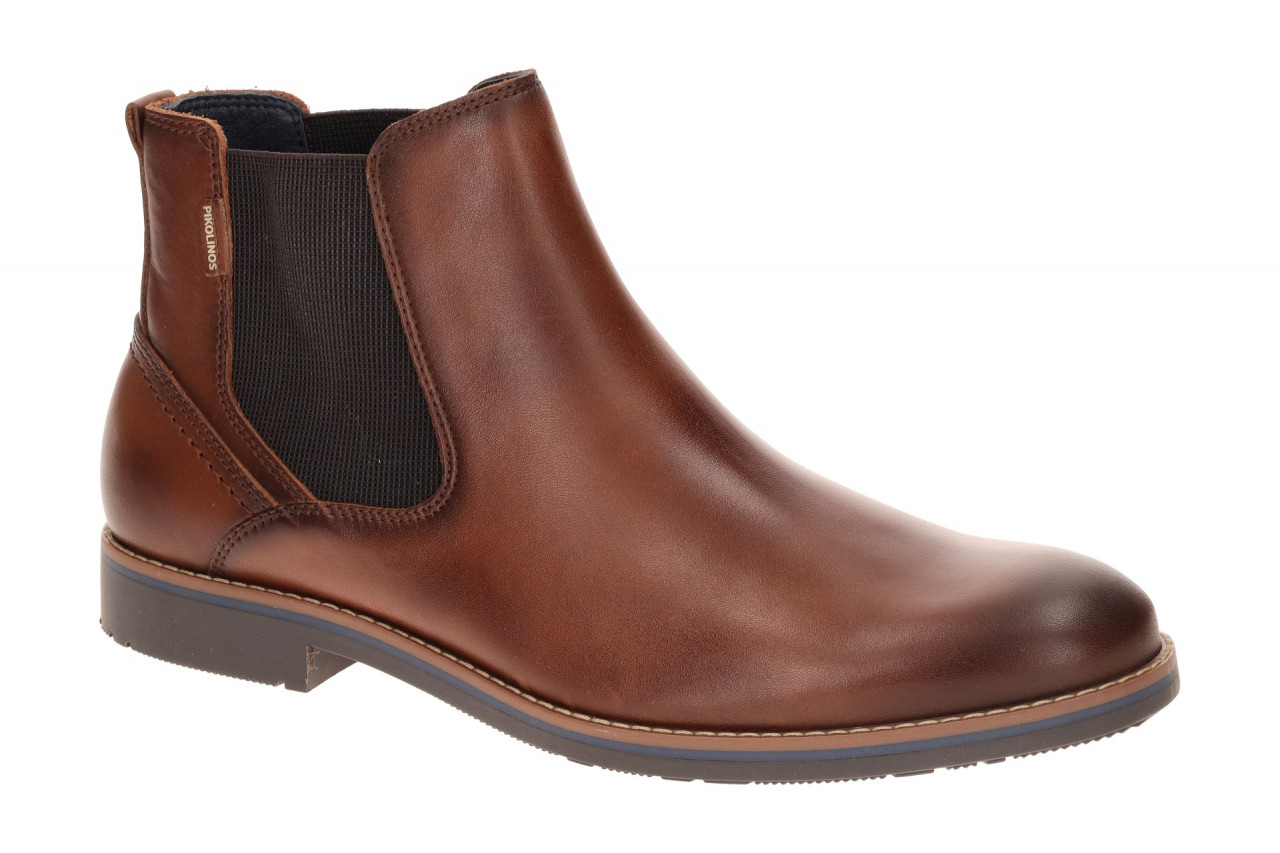 Pikolinos M4V-8063 cuero Herren Stiefelette LEON braun - elegante Chelsea-Boots 1 Pikolinos M4V-8063 cuero Herren Stiefelette LEON braun - elegante Chelsea-Boots