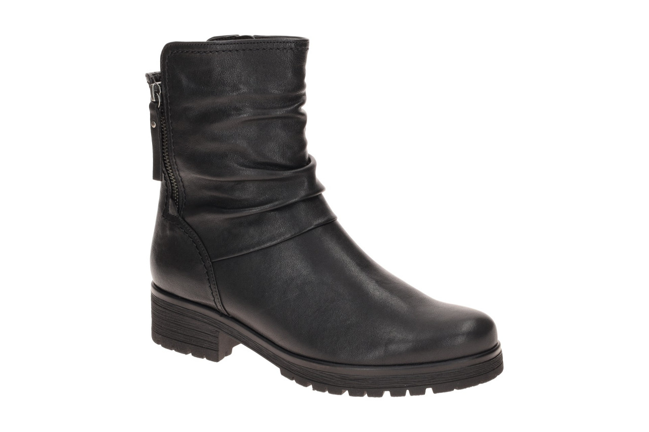 Gabor 8028.01.001 Damen Biker Stiefeletten Schwarz - black 1 Gabor 8028.01.001 Damen Biker Stiefeletten Schwarz - black