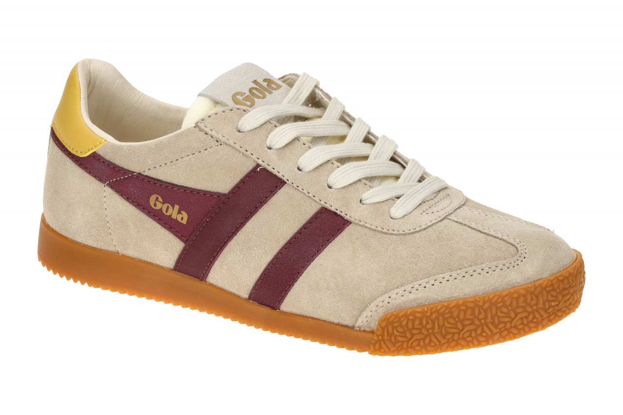 Gola CLB538CK ELAN Damen-Halbschuhe beige/bone/cerise/pollen Velourleder Mix 1 Gola CLB538CK ELAN Damen-Halbschuhe beige/bone/cerise/pollen Velourleder Mix