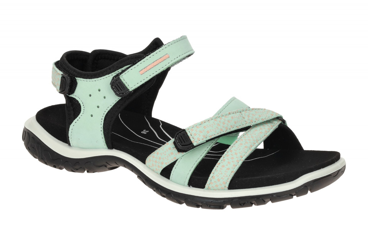 Ecco 85330361247 Damen Sandale emerald/dusty peach Receptor Profil Gummisohle 1 Ecco 85330361247 Damen Sandale emerald/dusty peach Receptor Profil Gummisohle