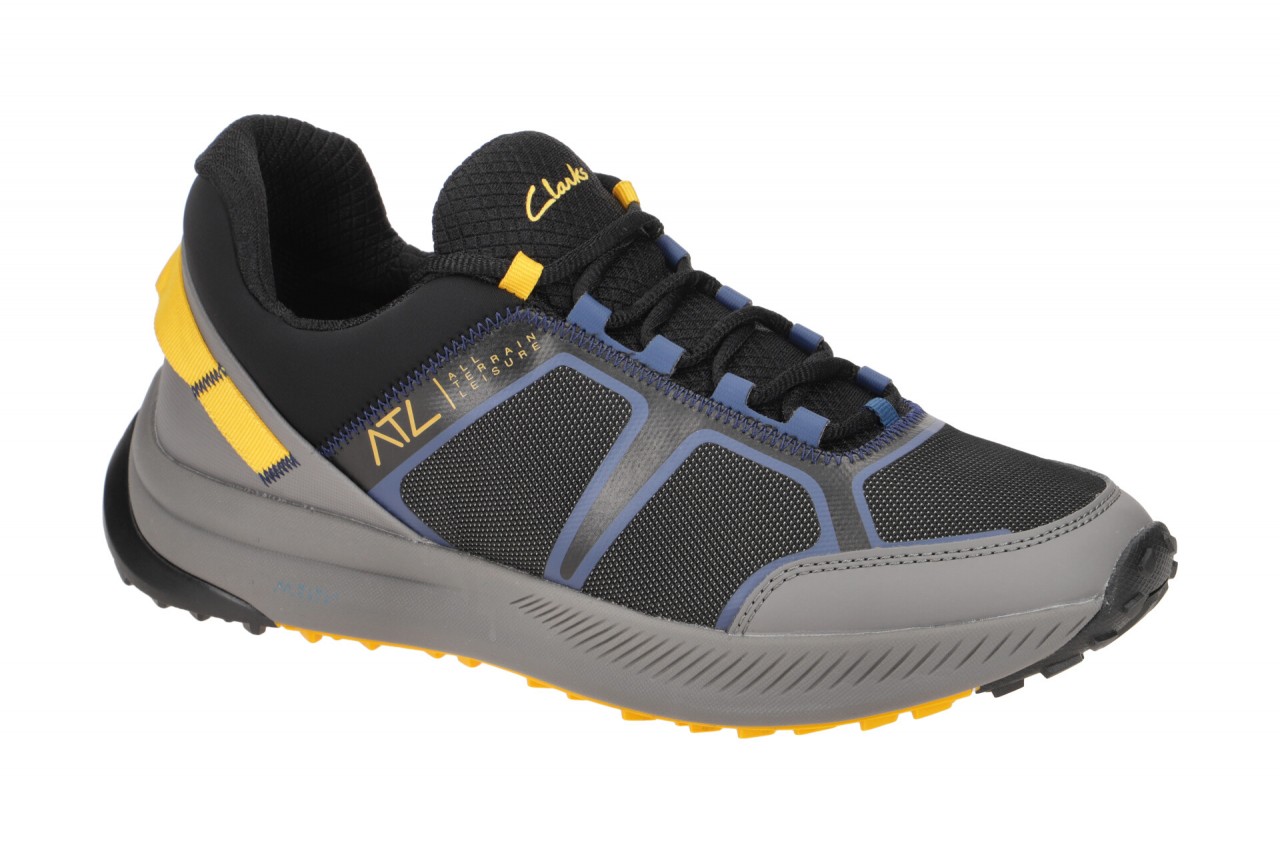 Clarks 26169136 7 ATL Trail Herrenschuhe Schwarz - Black Mesh Textil-Fu?bett 1 Clarks 26169136 7 ATL Trail Herrenschuhe Schwarz - Black Mesh Textil-Fu?bett