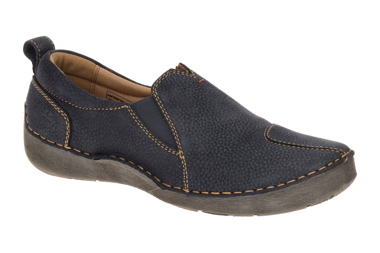 Josef Seibel Damenschuhe FERGEY 49 Ocean Blau Nubuck Slipper G-Weite 1 Josef Seibel Damenschuhe FERGEY 49 Ocean Blau Nubuck Slipper G-Weite