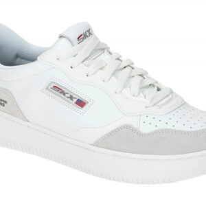 Skechers 254025 WHT Herren Sneakers Wei? Velourleder AIR Cooled Memory Foam