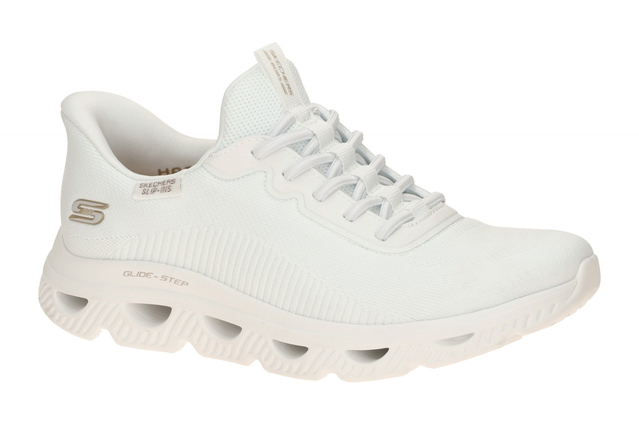 Skechers 117629 W BOBS ARC WAVES Damen Slip On Sneaker wei? Memory Foam 1 Skechers 117629 W BOBS ARC WAVES Damen Slip On Sneaker wei? Memory Foam