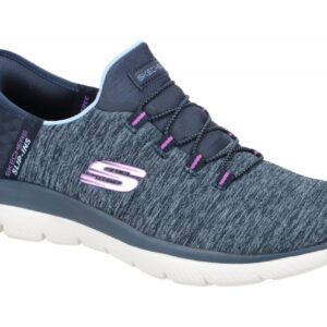 Skechers 149937 NVPR Hands-Free Sneaker blau/lila Air Cooled Memory Foam
