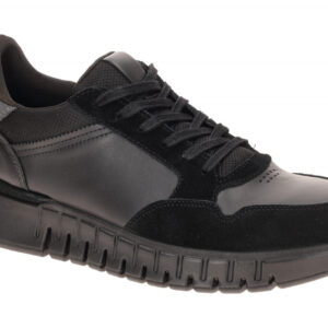 Ecco 51234450839 Herrenschuhe Schwarz Gruuv Studio Sneaker - Bequeme Schn?r H...