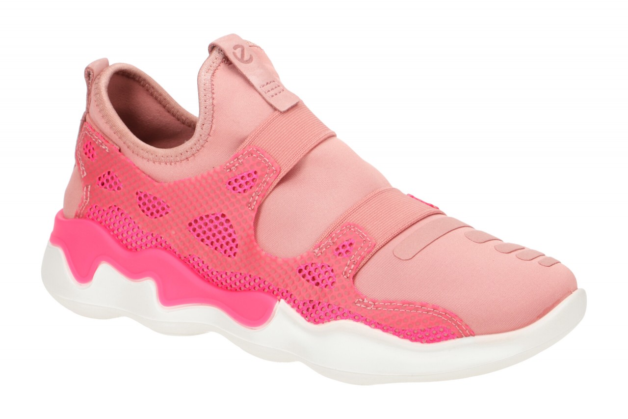 Ecco 81090360304 Damask Rose/Pink Neon Sportliche Slipper Frauen Mesh Stretch... 1 Ecco 81090360304 Damask Rose/Pink Neon Sportliche Slipper Frauen Mesh Stretch...