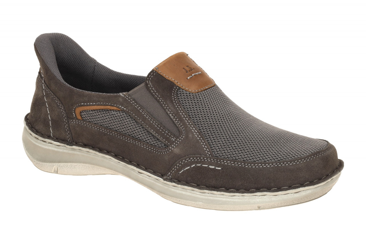 Josef Seibel Herrenschuhe 44925 TE387 781 Grau asphalt/kombi Slipper ExtraWeit 1 Josef Seibel Herrenschuhe 44925 TE387 781 Grau asphalt/kombi Slipper ExtraWeit