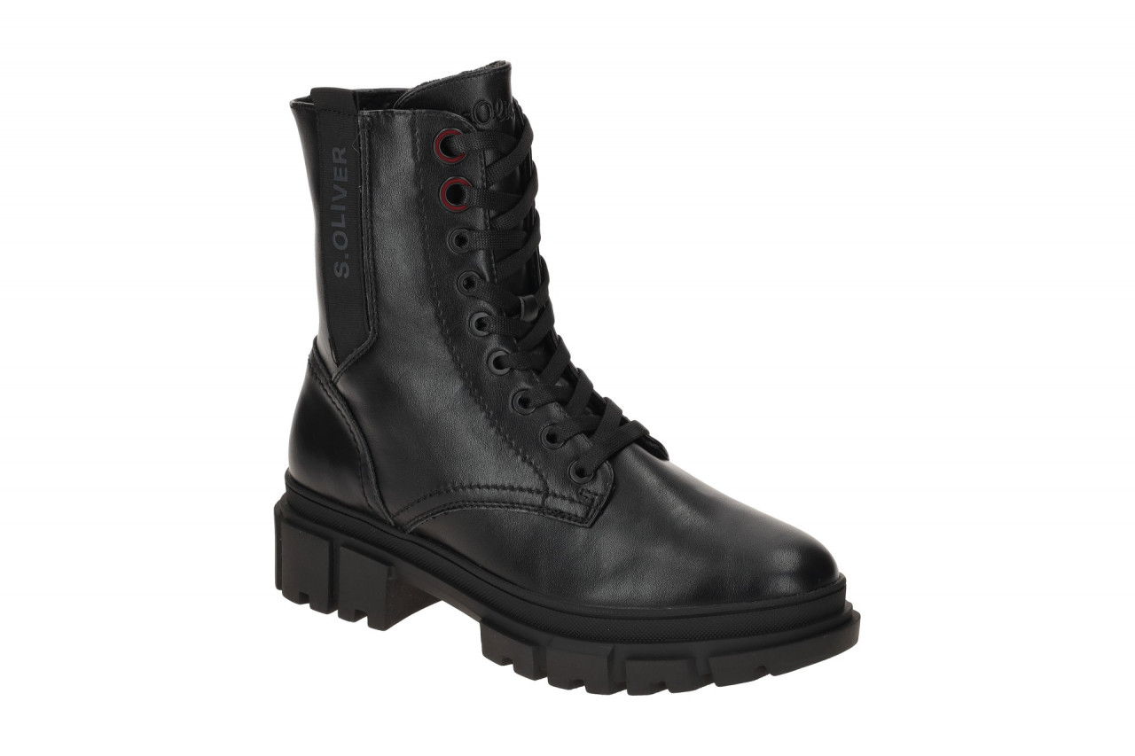 S. Oliver Damen Stiefeletten 25221 schwarz Chunky Boots Vegan-Schuhe 1 S. Oliver Damen Stiefeletten 25221 schwarz Chunky Boots Vegan-Schuhe