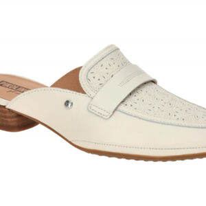 Pikolinos W1N-5899C1 nata ALAMEDA Damen Pantoletten wei? Echtleder 2,5cm Absatz