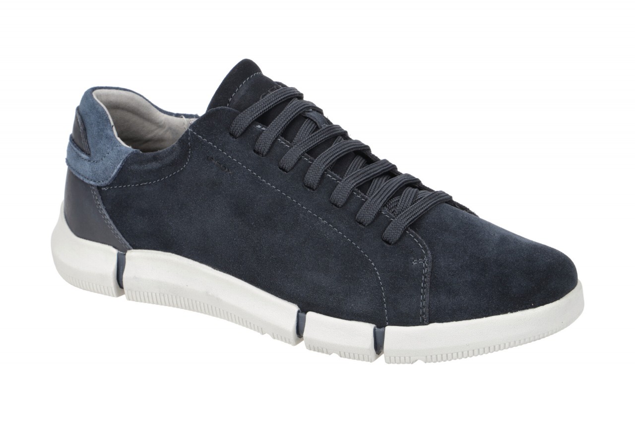 Geox U26FFA ADACTER Herren Sneakers blau schwarz Atmungsaktiv Suede Lederschuhe 1 Geox U26FFA ADACTER Herren Sneakers blau schwarz Atmungsaktiv Suede Lederschuhe