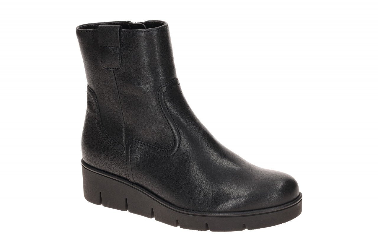 Gabor 8005.01 Damen Stiefeletten in Schwarz - Bequeme Keilabsatzschuhe 1 Gabor 8005.01 Damen Stiefeletten in Schwarz - Bequeme Keilabsatzschuhe
