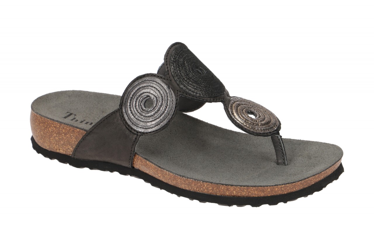 Think 372 JULIA Damen Pantolette Schwarz Komfort Fu?bett 1 Think 372 JULIA Damen Pantolette Schwarz Komfort Fu?bett