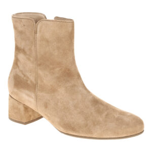 Gabor Damen Stiefeletten 8036.01.006 Beige Sand Velour Rauhleder Blockabsatz