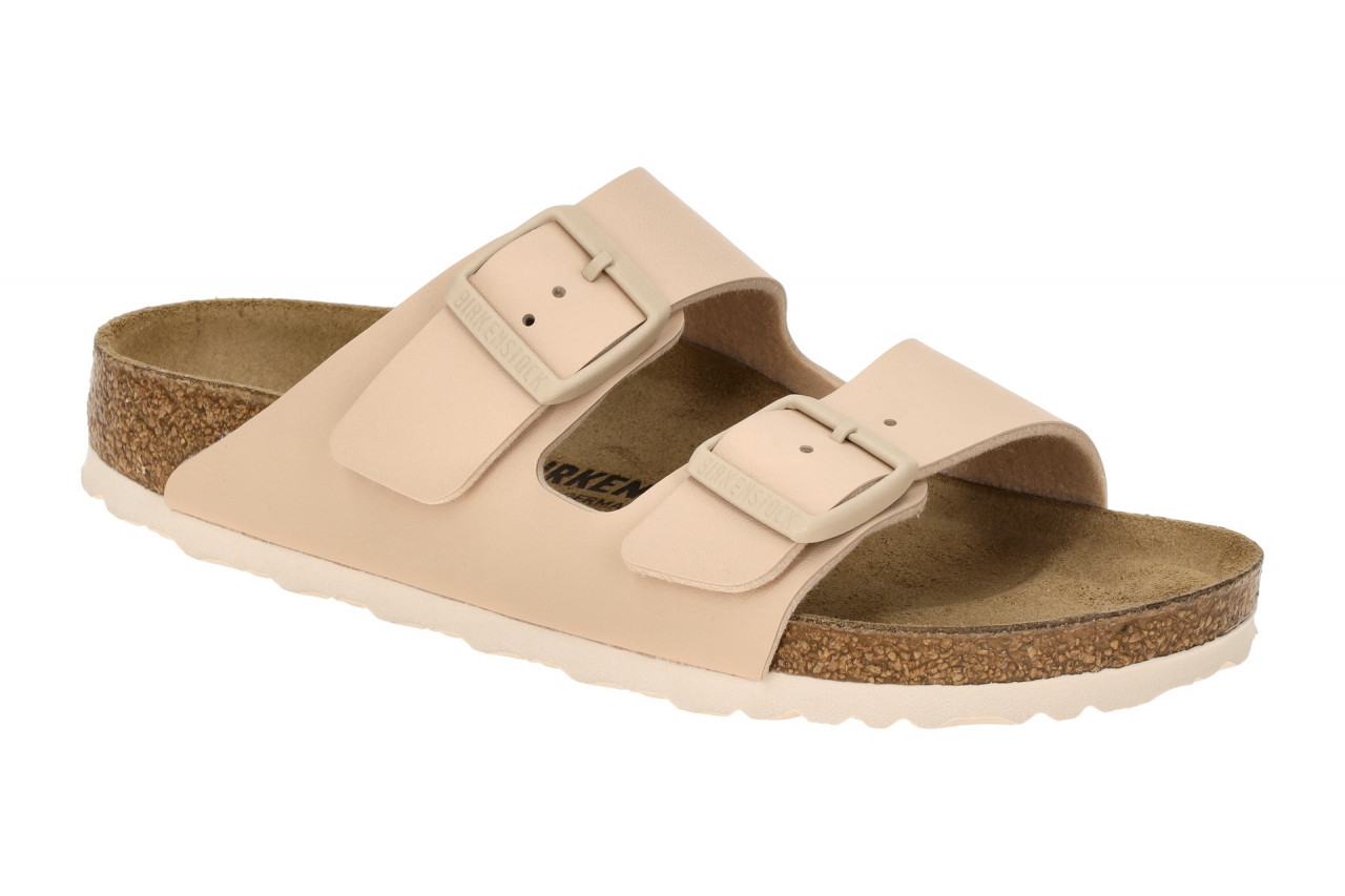 Birkenstock Damen Pantoletten ARIZONA BS 1027723 Beige Synthetik Lederfu?bett 1 Birkenstock Damen Pantoletten ARIZONA BS 1027723 Beige Synthetik Lederfu?bett