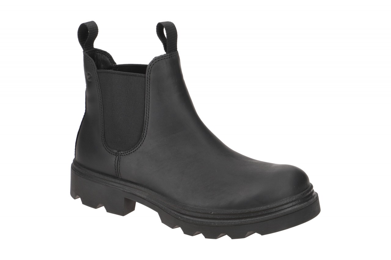 Ecco 21470402001 Black Chelsea Stiefelette Herren - robuste Profil Gummisohle 1 Ecco 21470402001 Black Chelsea Stiefelette Herren - robuste Profil Gummisohle