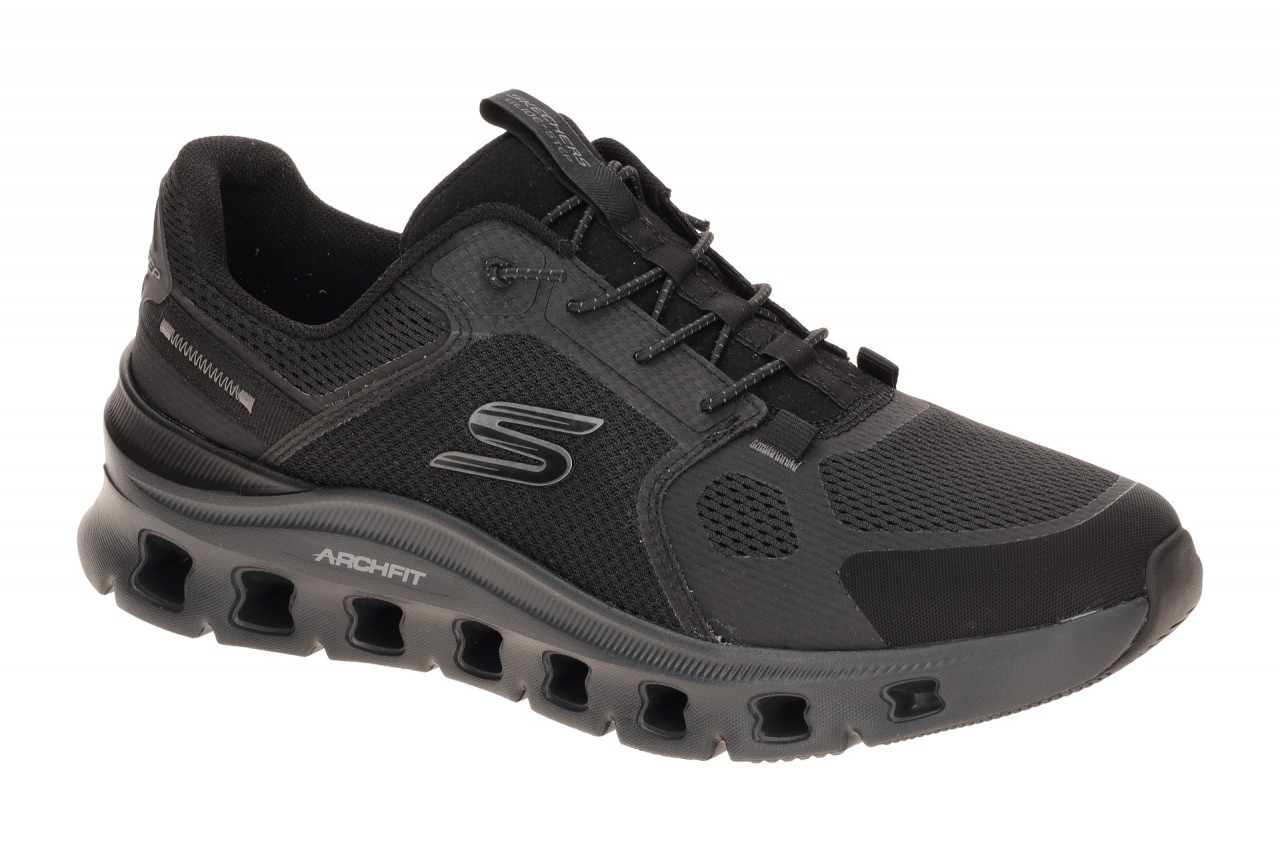 Skechers 233113 BBK Herren Sneaker Schwarz GLIDE STEP VEGAN Textil Mesh 1 Skechers 233113 BBK Herren Sneaker Schwarz GLIDE STEP VEGAN Textil Mesh