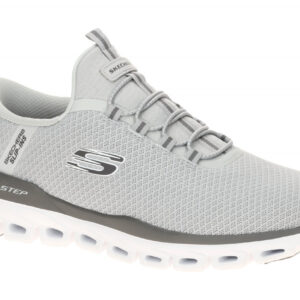 Skechers 233010 LTGY sportliche Herren Slipper light gray Air Cooled Memory Foam