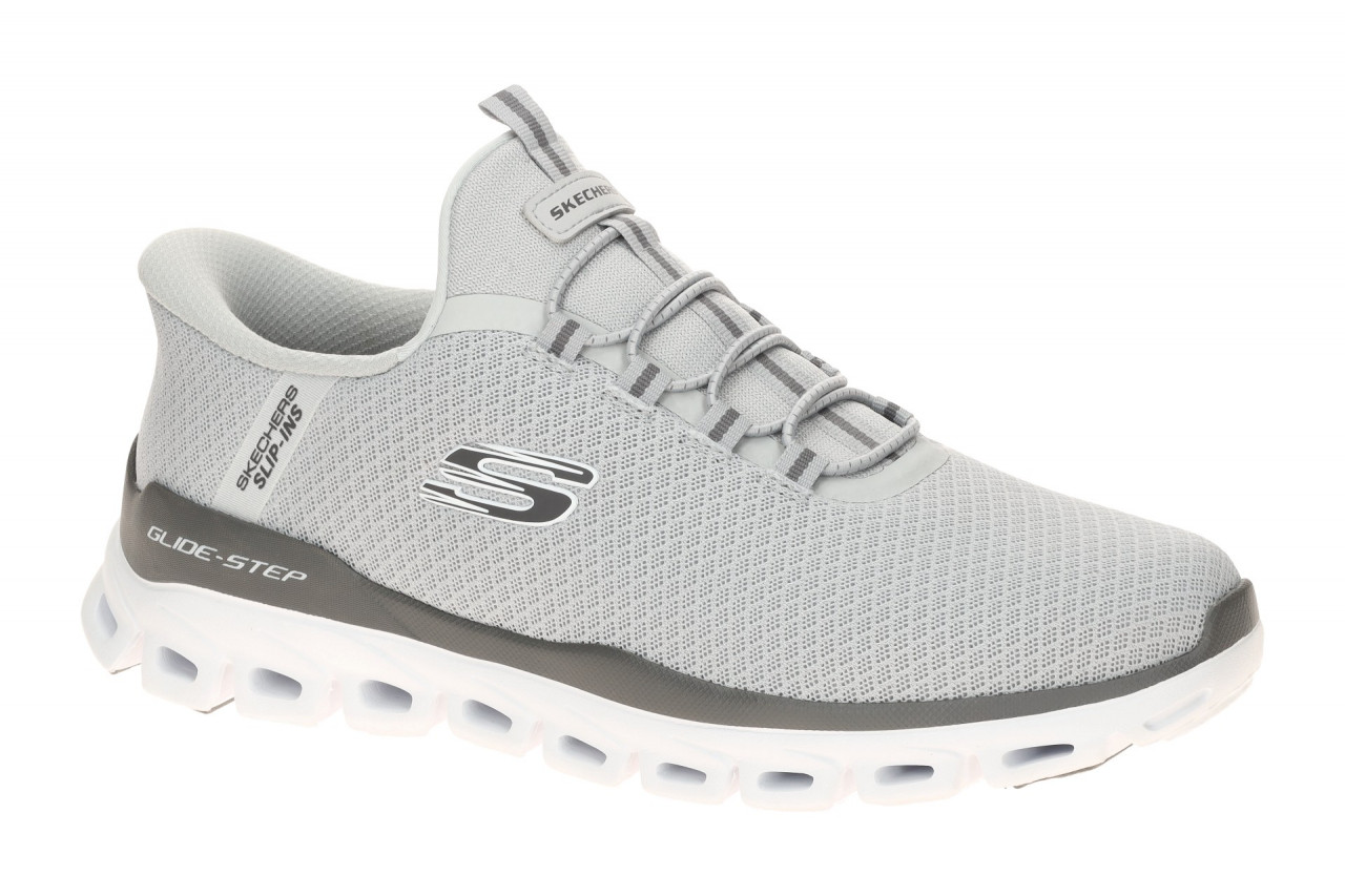 Skechers 233010 LTGY sportliche Herren Slipper light gray Air Cooled Memory Foam 1 Skechers 233010 LTGY sportliche Herren Slipper light gray Air Cooled Memory Foam