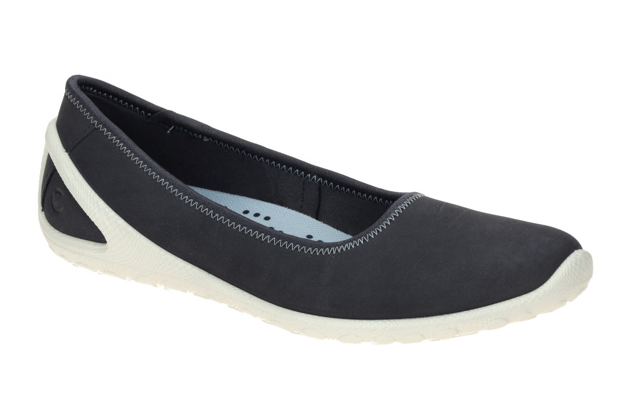 Ecco 80236302038 Damen Ballerinas marine Nubuck Slip On PU Sohle 1 Ecco 80236302038 Damen Ballerinas marine Nubuck Slip On PU Sohle