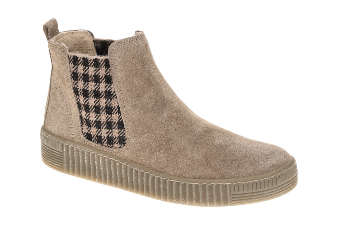 Gabor 8013.02.008 Damen Stiefeletten beige kiesel Keilabsatz - bequem & schick 1 Gabor 8013.02.008 Damen Stiefeletten beige kiesel Keilabsatz - bequem & schick