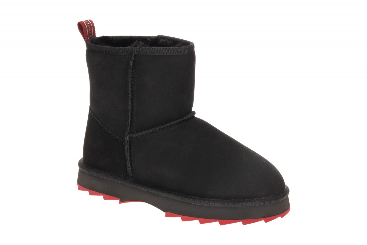 EMU W12434 BCHE Sharky Mini Damen Winterstiefelette schwarz + rot Water Resis... 1 EMU W12434 BCHE Sharky Mini Damen Winterstiefelette schwarz + rot Water Resis...