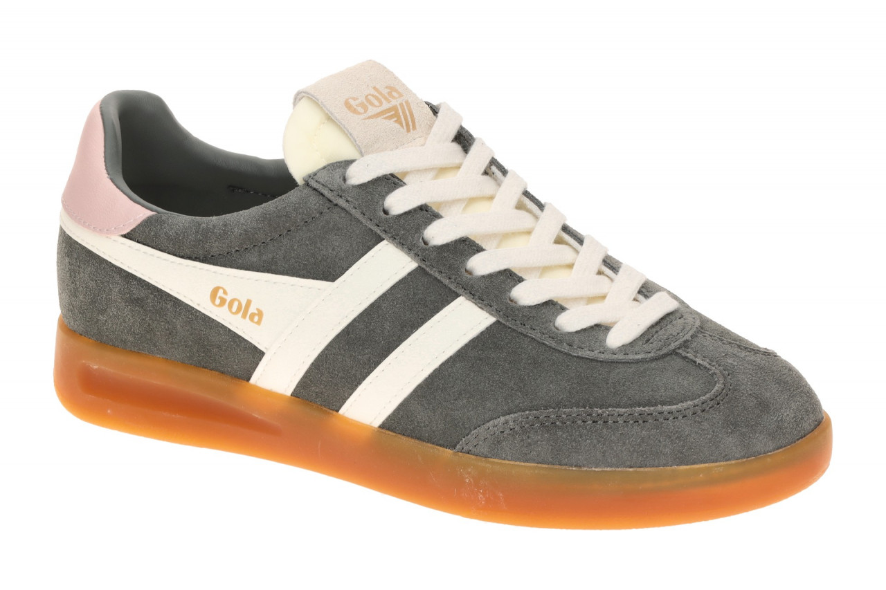 Gola CLB762DN CYCLONE Damen-Sneaker grau/wei?/rosa/gum - Velourleder/Suede/Fr... 1 Gola CLB762DN CYCLONE Damen-Sneaker grau/wei?/rosa/gum - Velourleder/Suede/Fr...