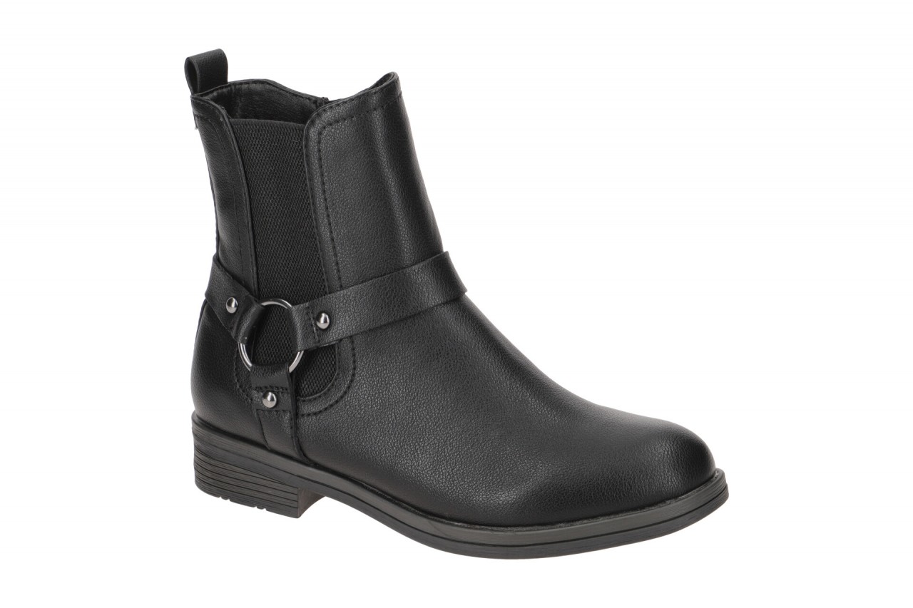 Tamaris 1-25352-41 001 Damen Stiefeletten Schwarz bequeme Biker Boots 1 Tamaris 1-25352-41 001 Damen Stiefeletten Schwarz bequeme Biker Boots