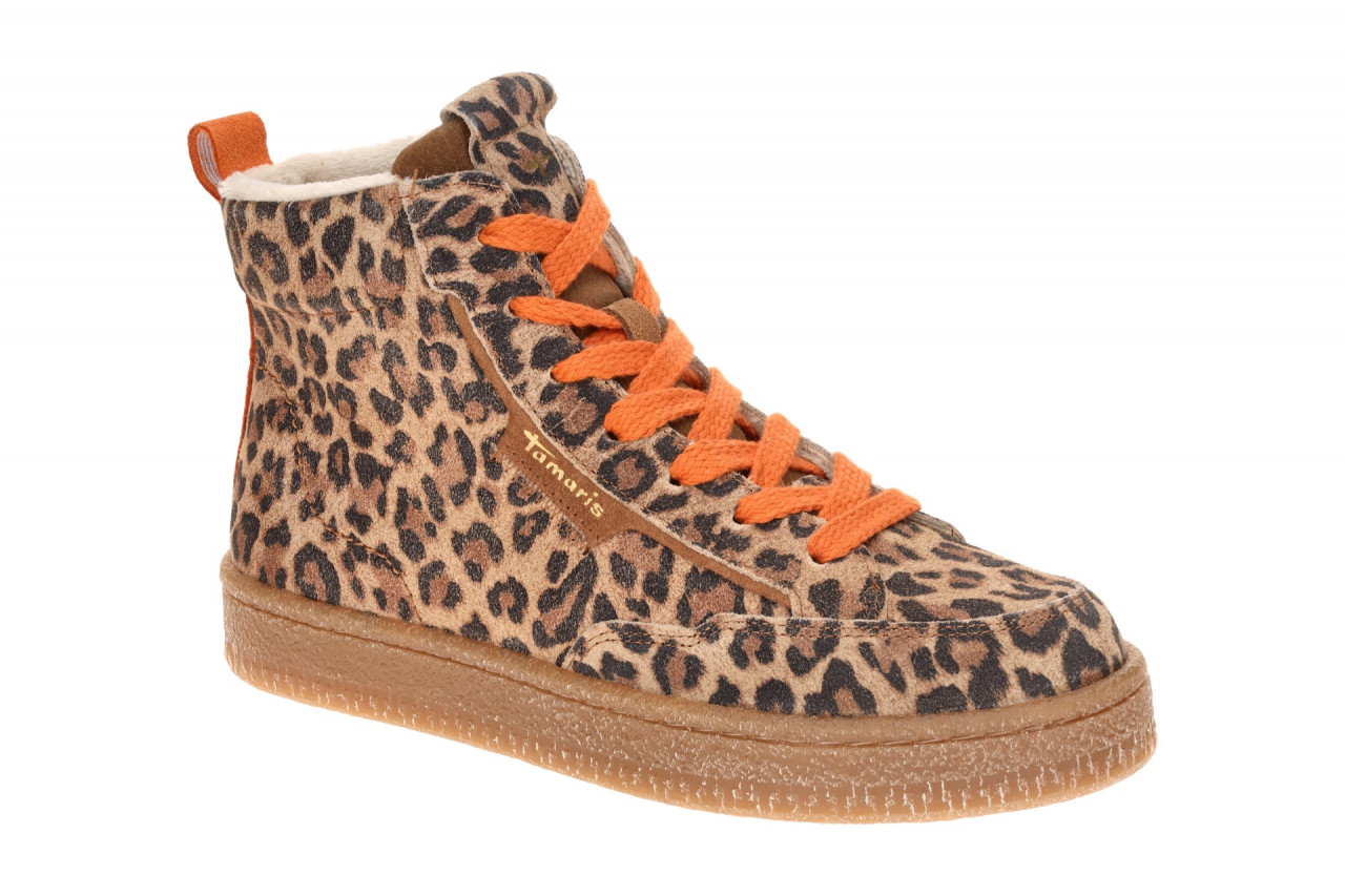 Tamaris Damen Stiefeletten 1-25203-45 Braun Leopard Bequeme ?bergangs-Stiefel... 1 Tamaris Damen Stiefeletten 1-25203-45 Braun Leopard Bequeme ?bergangs-Stiefel...