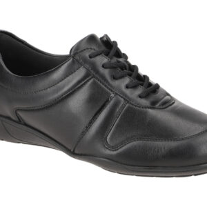 Waldl?ufer M13012 MYRIAM-SOFT Damenschuhe schwarz - bequeme Schn?r-Halbschuhe