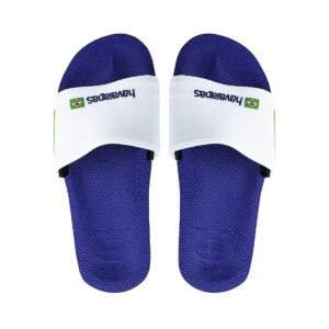 Havaianas SLIDE BRASIL FC Unisex Erwachsene Sandale Badelatsche 4142616 blau