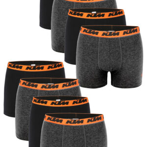 KTM by FREEGUN Boxershorts für Herren Unterwäsche Pant Men´s Boxer 8 er Pack