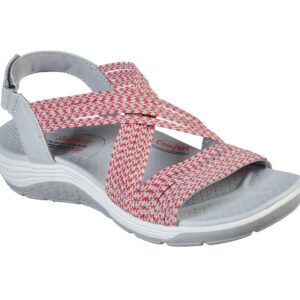 Skechers Modern Comfort Sandals REGGAE CUP OH, SNAP! Sandalen Women Grau