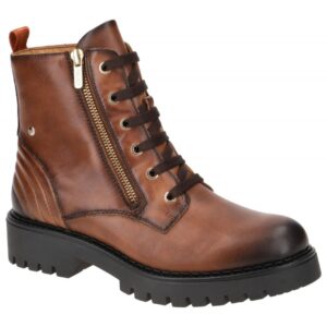 Pikolinos W6P-8560 cuero AVILES Damen Stiefeletten Braun Glattleder 2cm Absatz