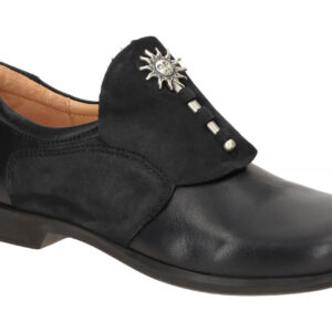 Think PENSA_D 3-000266-0000 Damen Halbschuhe Schwarz bequem mit Echtleder Fu?...