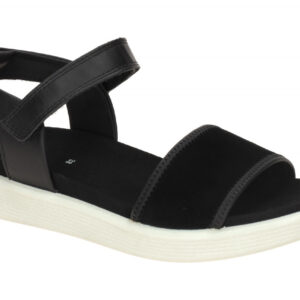 Ecco 23882351052 SOFT SANDAL - Damen Sandalette Schwarz Flexibel & Leicht