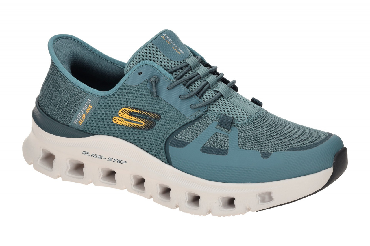 Skechers 232930 SLT Halbschuhe Herren Sneakers Blau Slate Air Cooled Memory Foam 1 Skechers 232930 SLT Halbschuhe Herren Sneakers Blau Slate Air Cooled Memory Foam