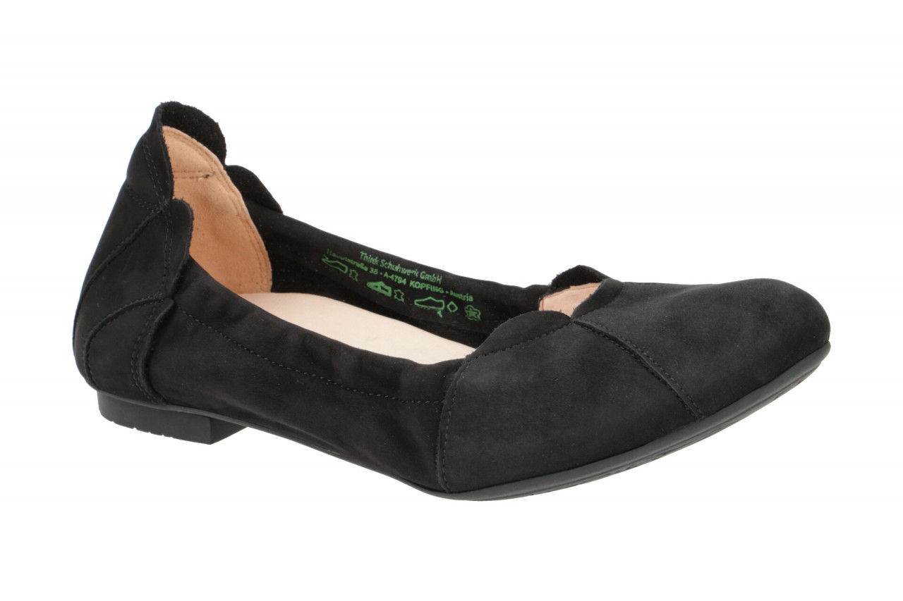 Think Balla 4-84160-00 Damen Slipper Schwarz Echtleder Fu?bett Latexsohle 1 Think Balla 4-84160-00 Damen Slipper Schwarz Echtleder Fu?bett Latexsohle