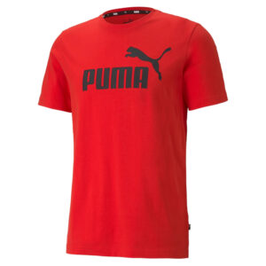 PUMA Herren Essentials No.1 Logo Tee T-Shirt 586666 rot