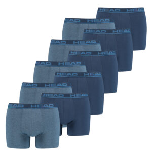 Head Herren Basic Boxer Pant Shorts Unterwäsche Unterhose 10 er Pack