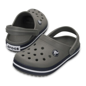 Crocs Kids Crocband Clog Unisex Kinder Schuhe Sandalen 207006 Grau