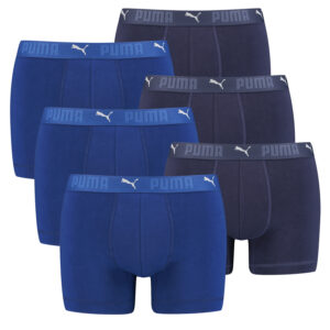 PUMA Boxershorts Herren 6er Pack Sport aus organischer Baumwolle / Unterwäsche M...