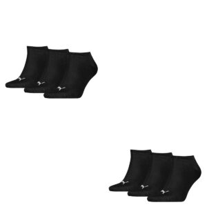 6 Paar Puma Sneaker Invisible Socken Gr. 35 - 49 Unisex für Damen Herren Füßling...