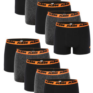 KTM by FREEGUN Boxershorts für Herren Unterwäsche Pant Men´s Boxer 10 er Pack