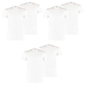 6 er Pack Puma Basic Crew T-Shirt Men Herren Unterhemd Rundhals