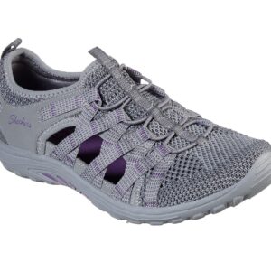 Skechers Womens Modern Comfort REGGAE FEST NEAP Sneakers Damen Schuhe Grau